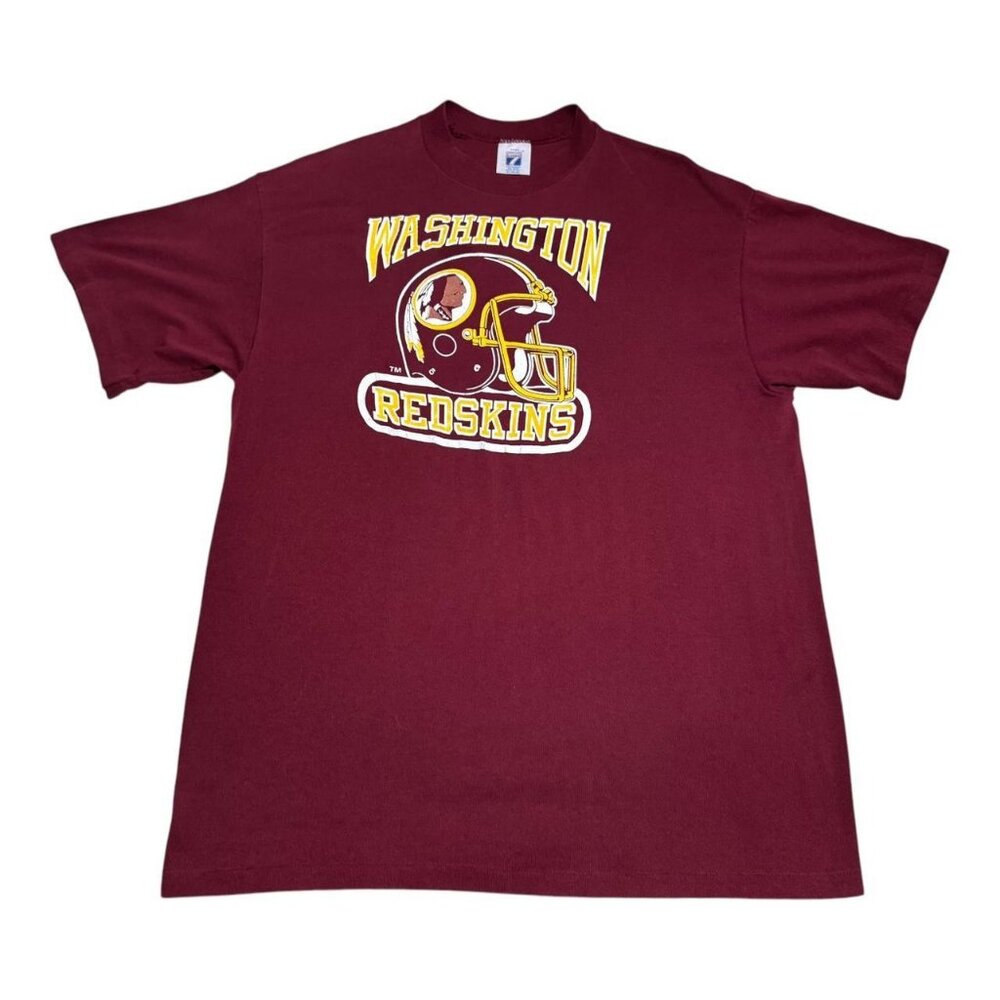 Vintage 90s Logo 7 Washington‎ Redskins Helmet Logo Shirt Adult XL